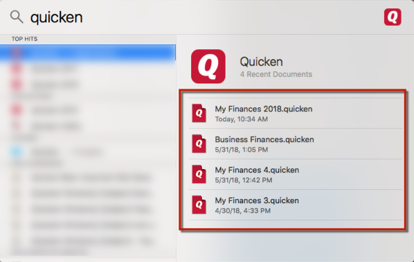 quicken for mac stopped working